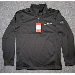 The North Face Tech 1/4 Zip Fleece Pullover Inductive Automation Logo Black Mens
